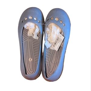 Foam Rubber Ballet Flats - Size 36 / 5 - Medium Grey